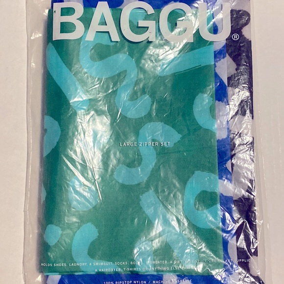 NWT BAGGU PAINT Large Zipper Set Discontinued Patterns and Product - Picture 4 of 4